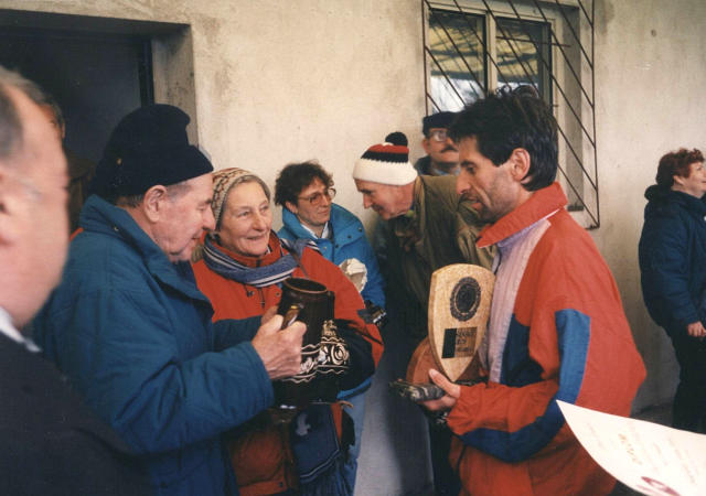 Emil Zátopek, atlet, běžec; Dana Zátopková, atletka, oštěpařka - 1995